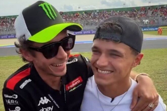 イタリアが溺愛する“カルチョ”と“モト”をF1ドライバーらが堪能。そのレーダーは角田も捕捉！