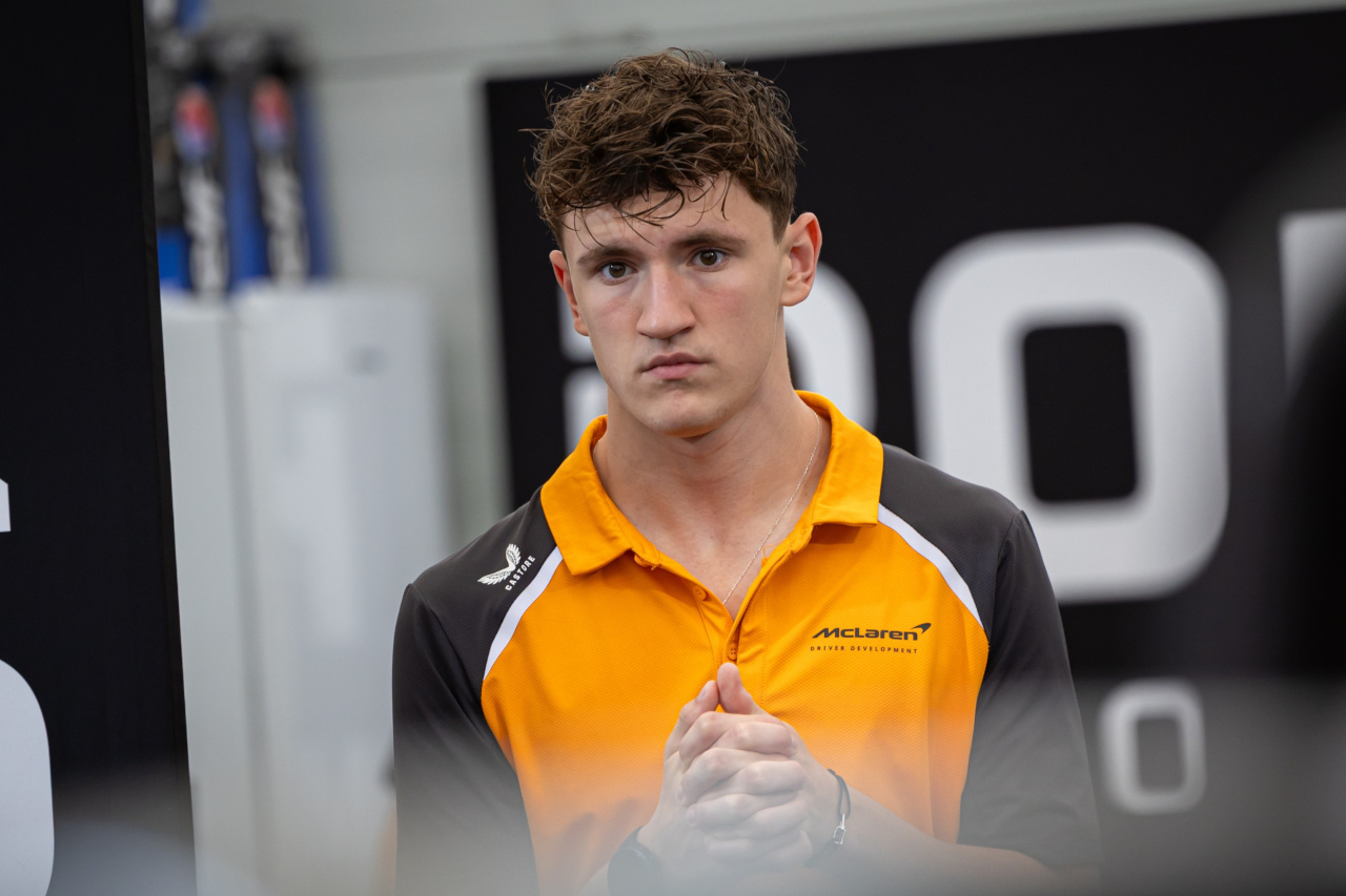 2025年FIA F2第12戦バクー　アレクサンダー・ダン（ロダン・モータースポーツ／マクラーレン育成）