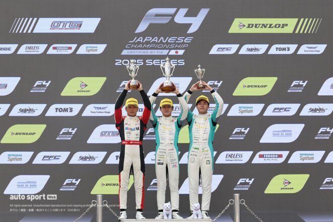 【順位結果】2025年FIA-F4選手権第10戦SUGO 決勝