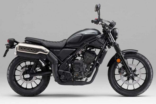 ホンダ、軽二輪スポーツ『CL250』を一部仕様変更。クラッチ操作不要のE-Clutch搭載タイプを追加