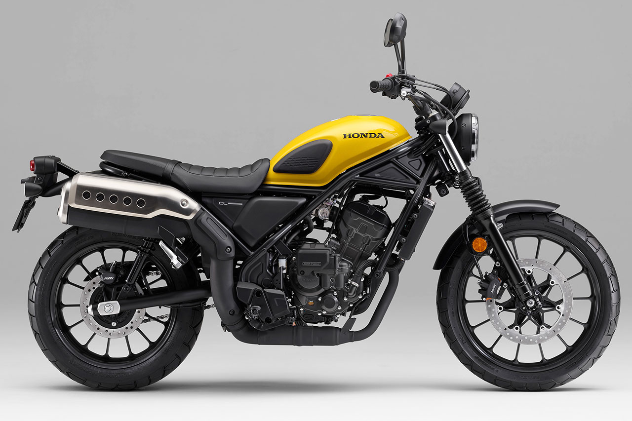 ホンダ、軽二輪スポーツ『CL250』を一部仕様変更。クラッチ操作不要のE-Clutch搭載タイプを追加