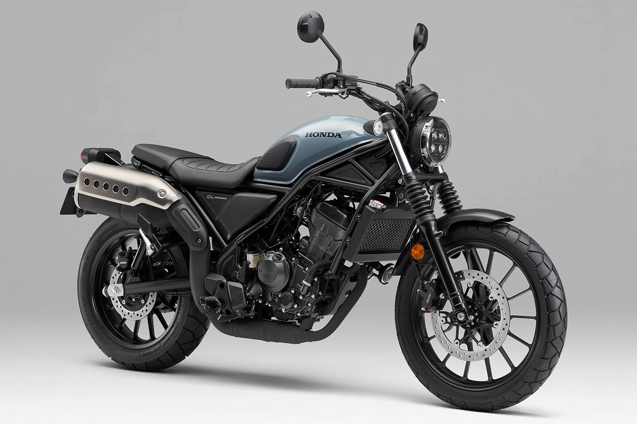 ホンダ、軽二輪スポーツ『CL250』を一部仕様変更。クラッチ操作不要のE-Clutch搭載タイプを追加
