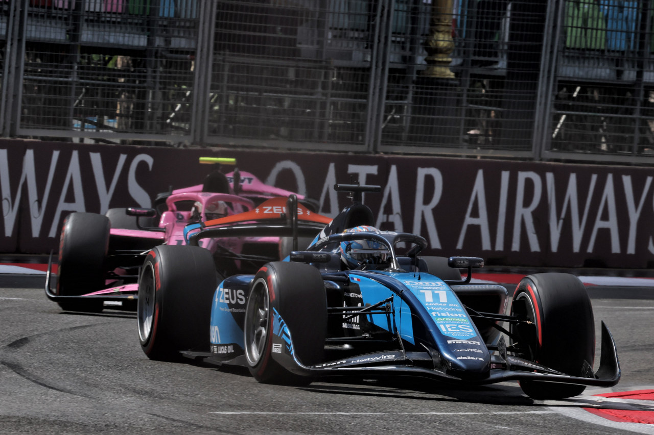 2025年FIA F2第12戦バクー　ジャック・クロフォード（ダムス・ルーカスオイル／アストンマーティン育成）