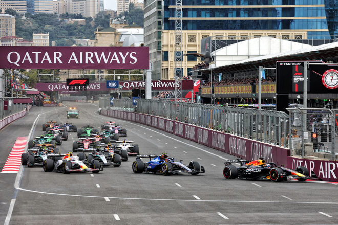 2025年F1第17戦アゼルバイジャンGP　スタート