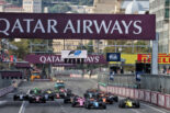 2025年FIA F2第12戦バクー　フィーチャーレースのスタート