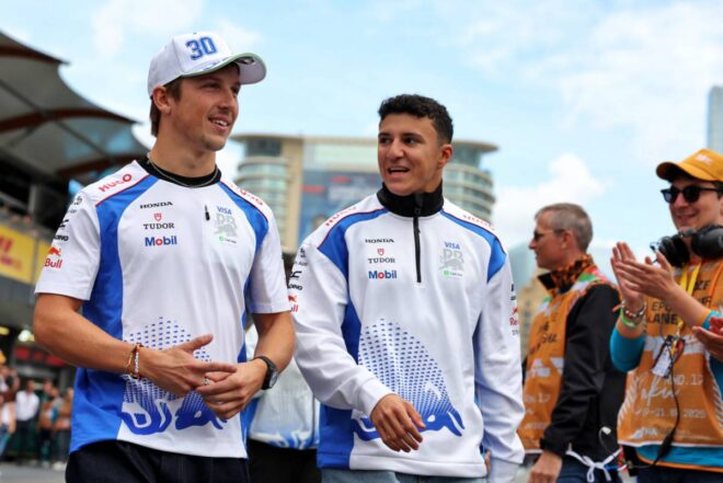 リアム・ローソン＆アイザック・ハジャー（レーシングブルズ）