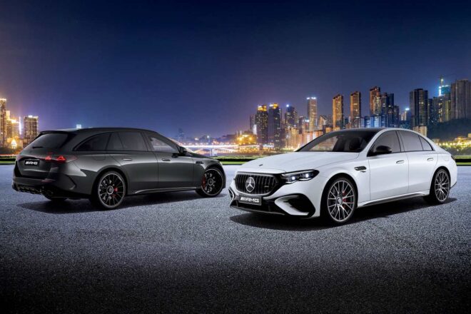 メルセデスAMG、PHEVの『E53』に精悍な装いの限定車“エディション・ナイト・カーボン”を設定。全国合計150台