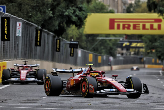 ルイス・ハミルトンとシャルル・ルクレール（フェラーリ）