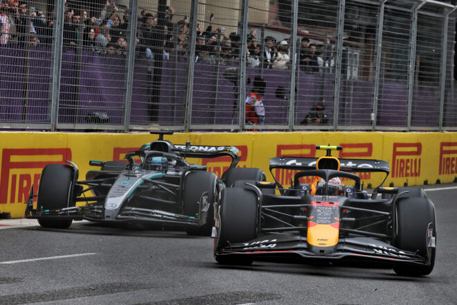 角田裕毅（レッドブル）＆ジョージ・ラッセル（メルセデス）