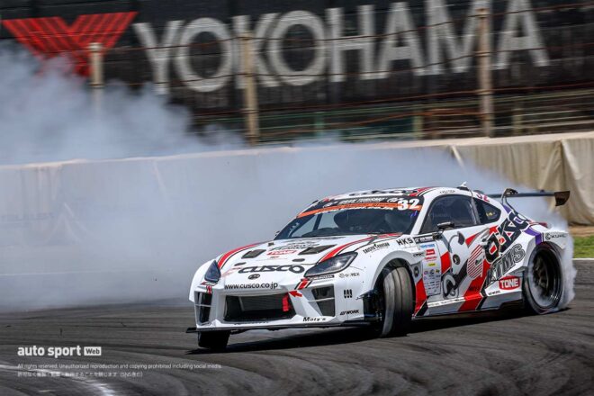 「偶然見た織戸学の走り」でドリフトにハマった異色の“トヨタ社員選手”。バランスの良いグリップも武器に最高峰挑戦