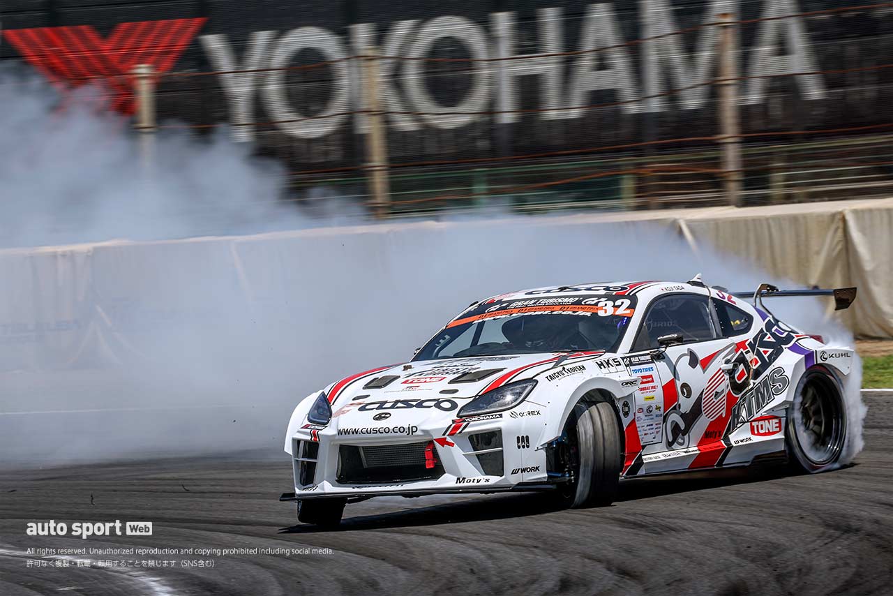 「偶然見た織戸学の走り」でドリフトにハマった異色の“トヨタ社員選手”。バランスの良いグリップも武器に最高峰挑戦