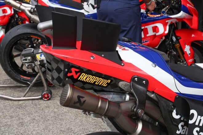 中上貴晶「バランスを見ている」新型リヤテール使用し、2026年の先行型をテスト／MotoGP第17戦日本GP