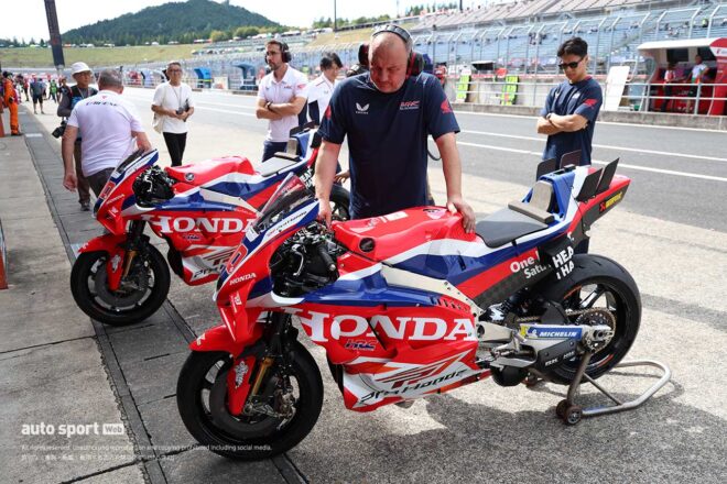 中上貴晶「バランスを見ている」新型リヤテール使用し、2026年の先行型をテスト／MotoGP第17戦日本GP