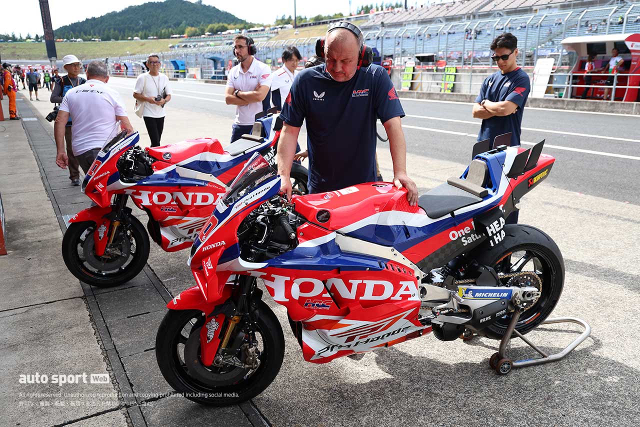 中上貴晶「バランスを見ている」新型リヤテール使用し、2026年の先行型をテスト／MotoGP第17戦日本GP