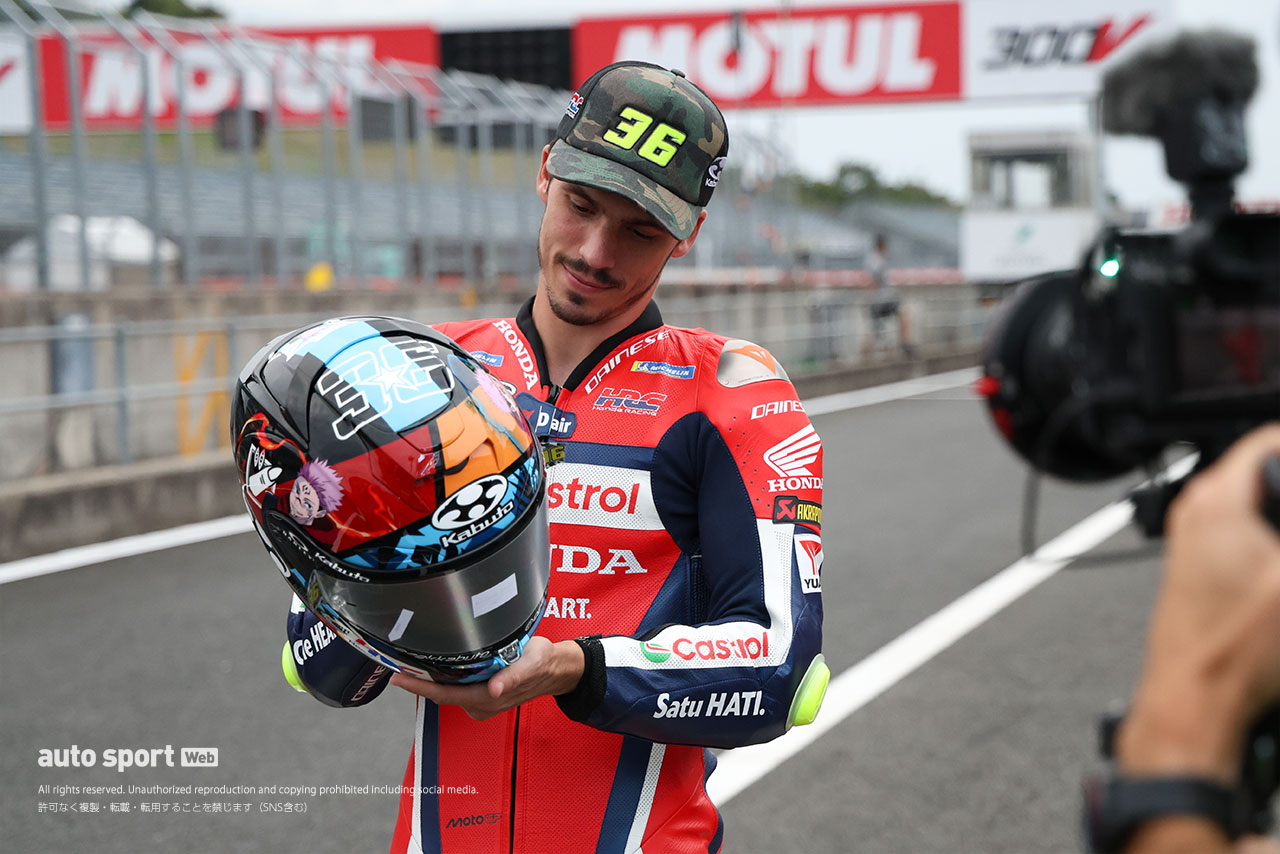 ジョアン・ミルが『呪術廻戦』デザインのヘルメットをMotoGP第17