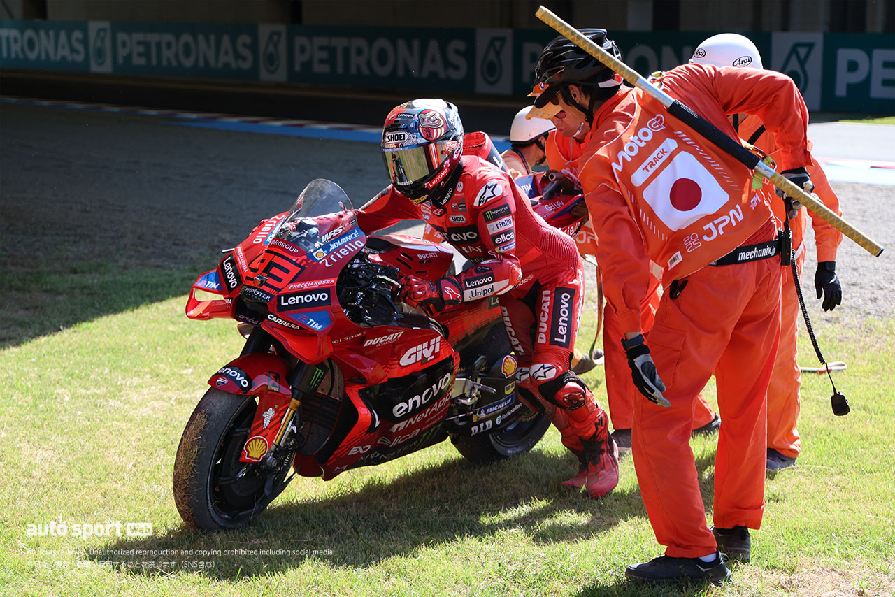 バニャイアがレコード更新の驚速ラップでポール獲得。ホンダのミルは2番手に食い込む／MotoGP第17戦日本GP