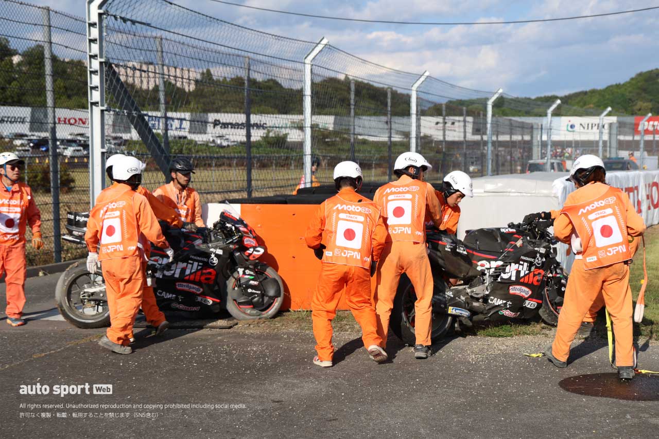 マルティン、スプリントでの転倒で右鎖骨を骨折。日本GP決勝レースは欠場／MotoGP