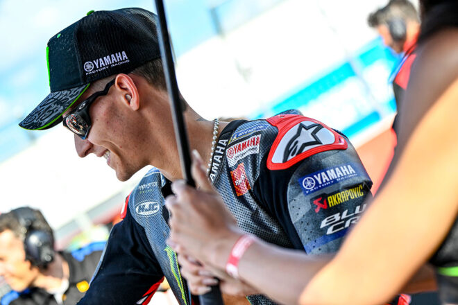 ヤマハ：守りに徹して6位「トップ勢ほどのペースはなかった」とクアルタラロ。リンスは18位／第17戦日本GP