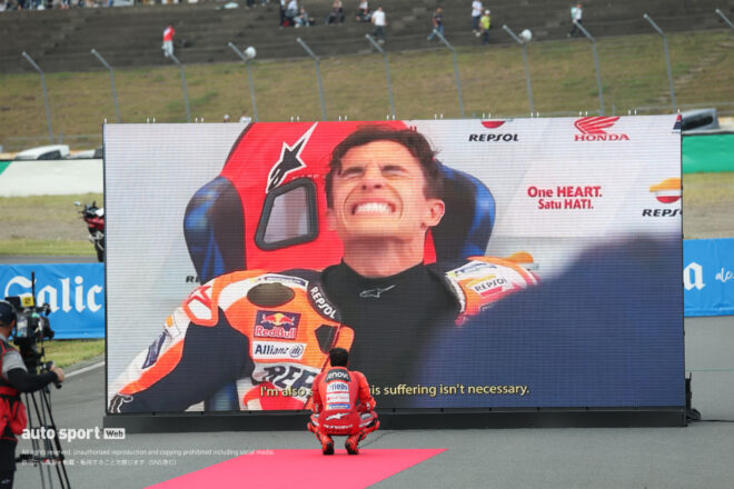 シリーズチャンピオンに輝いたマルク・マルケス（ドゥカティ・レノボ・チーム）／2025MotoGP第17戦日本GP