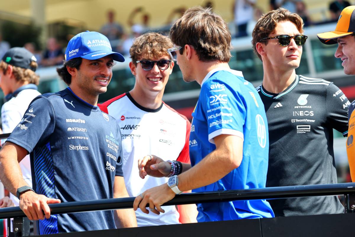 2025年F1第16戦イタリアGP　カルロス・サインツ（ウイリアムズ）、シャルル・ルクレール（フェラーリ）