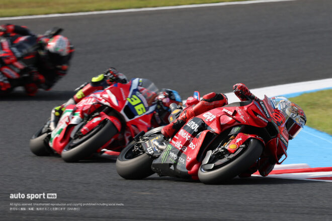 ジョアン・ミル、ホンダで初表彰台に「驚きだった。久々に全周回を楽しんだ」／MotoGP第17戦日本GP