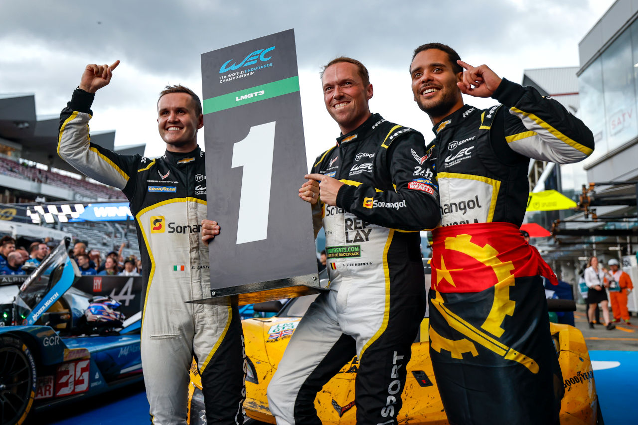 フェラーリ陣営のミスが劇的逆転の要因に。7秒差から最終ラップでコルベットの接近許したスローダウンの理由を説明／WEC富士