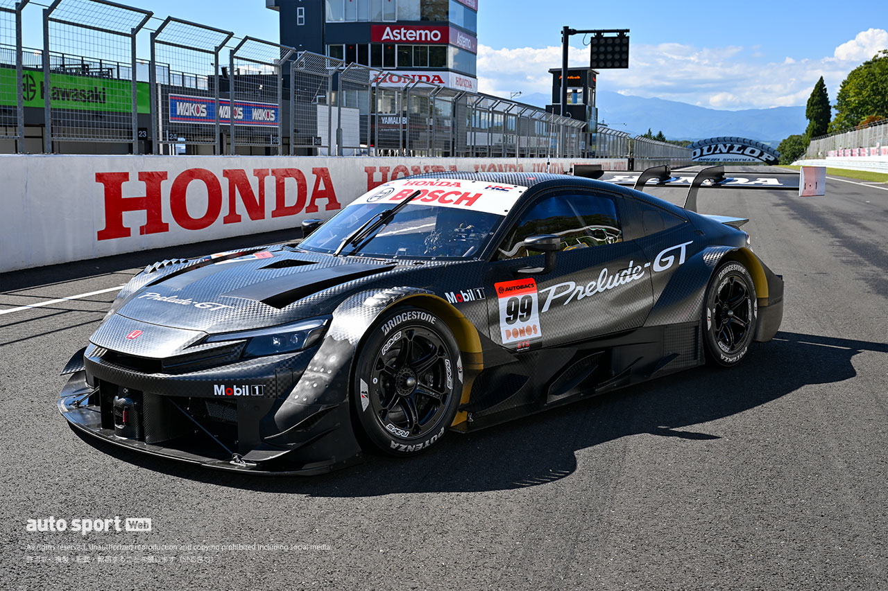ホンダ／HRCが『プレリュードGT』プロトタイプを発表！ 流麗なクーペボディをもつ2026年からのGT500ニューウェポンを公開