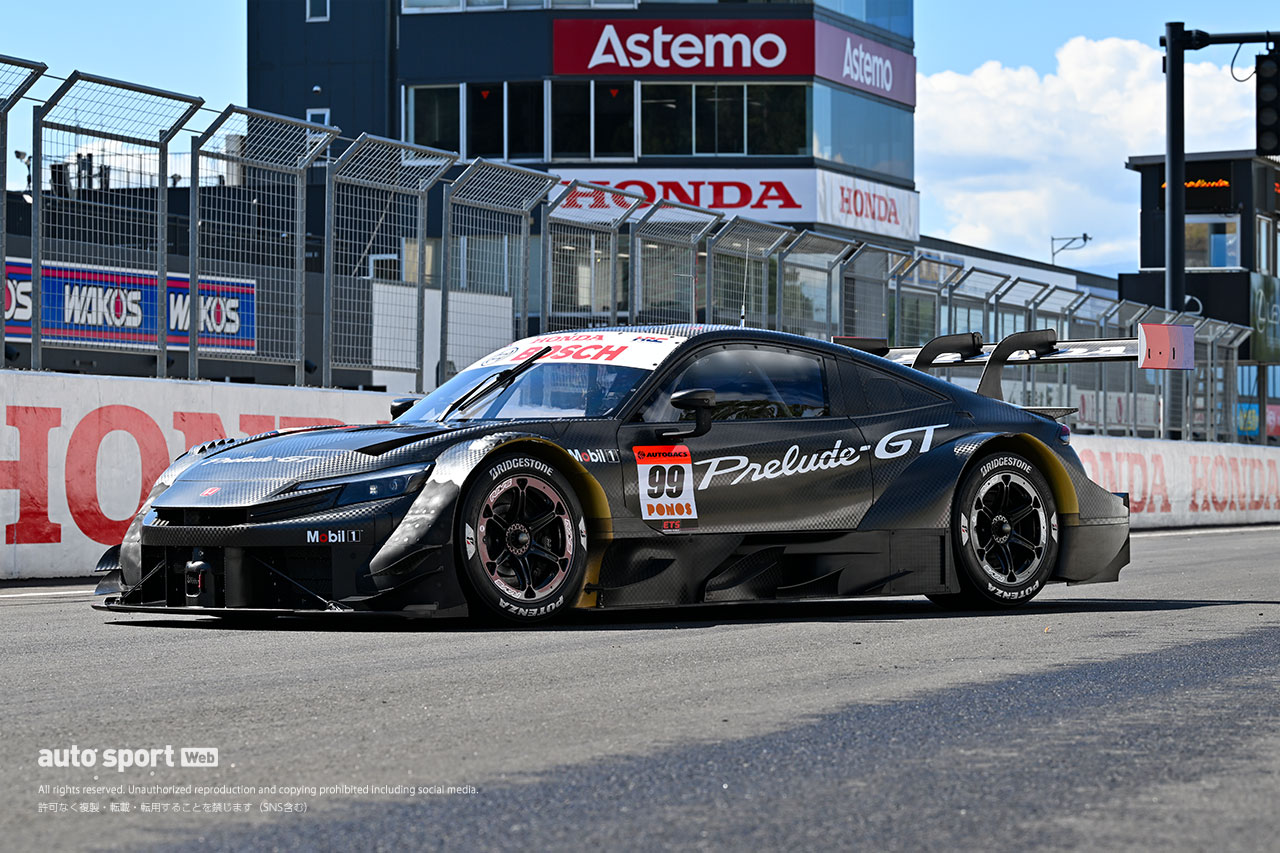 ホンダ／HRCが『プレリュードGT』プロトタイプを発表！ 流麗なクーペボディをもつ2026年からのGT500ニューウェポンを公開