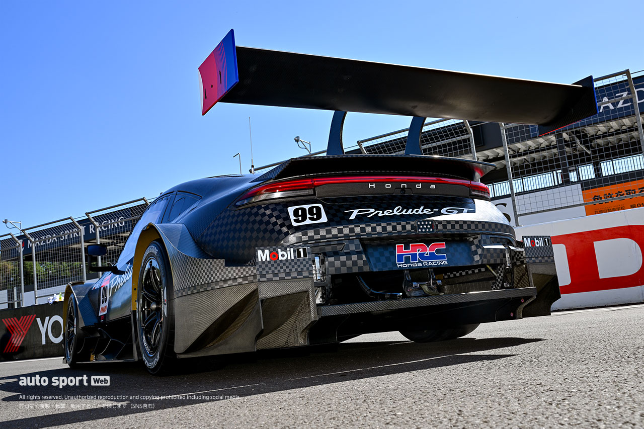 ホンダ／HRCが『プレリュードGT』プロトタイプを発表！ 流麗なクーペボディをもつ2026年からのGT500ニューウェポンを公開