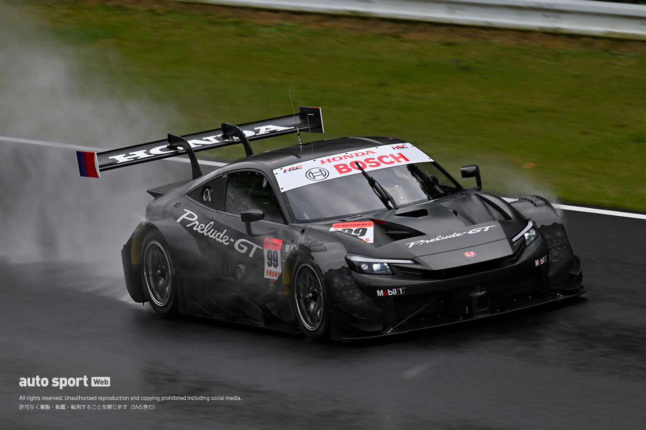 ホンダ／HRCの新型GT500マシンのプレリュードGTプロトタイプが