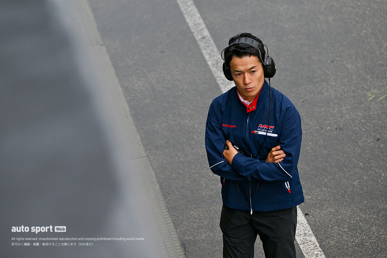 ホンダ／HRCの新型GT500マシンのプレリュードGTがSUGOでシェイクダウン。ウエットのなか順調に周回