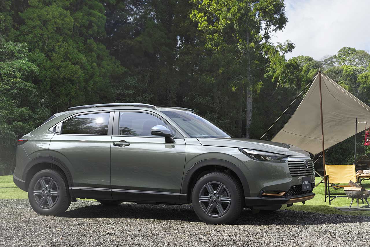 『ホンダ・ヴェゼル』にオプション追加の一部改良。原材料や物流費の高騰に伴う価格の改定も