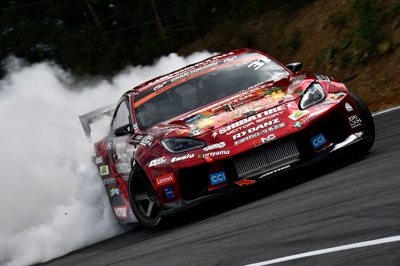 難易度増したレイアウトで藤野が今季初優勝。第6戦は蕎麦切が制しランキング首位に浮上／D1GPエビス