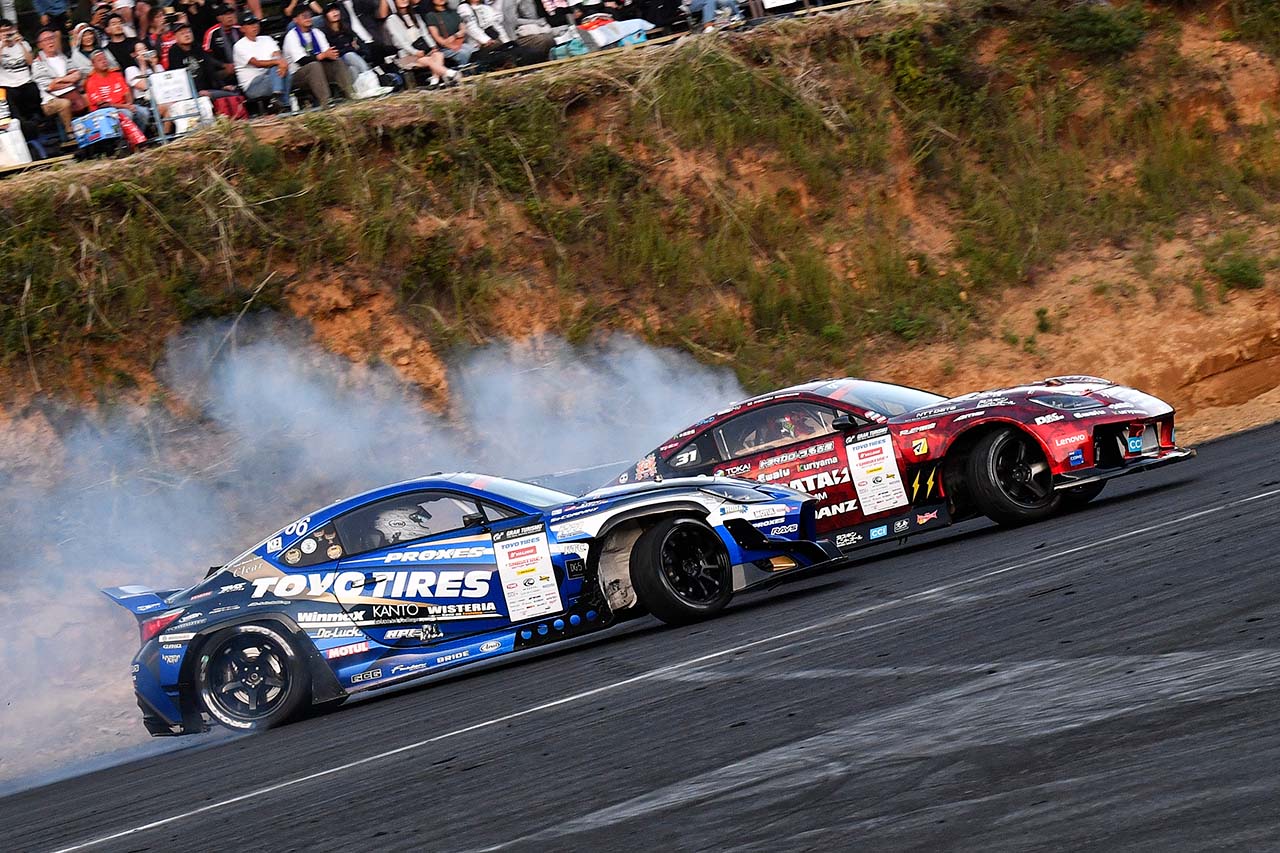 難易度増したレイアウトで藤野が今季初優勝。第6戦は蕎麦切が制しランキング首位に浮上／D1GPエビス