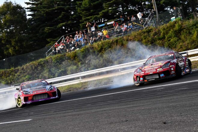 難易度増したレイアウトで藤野が今季初優勝。第6戦は蕎麦切が制しランキング首位に浮上／D1GPエビス