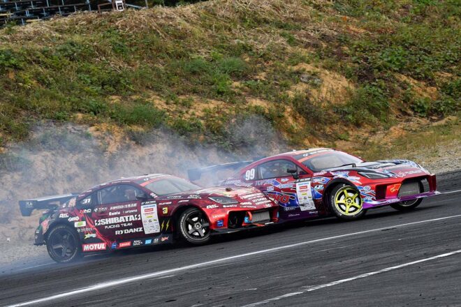 難易度増したレイアウトで藤野が今季初優勝。第6戦は蕎麦切が制しランキング首位に浮上／D1GPエビス