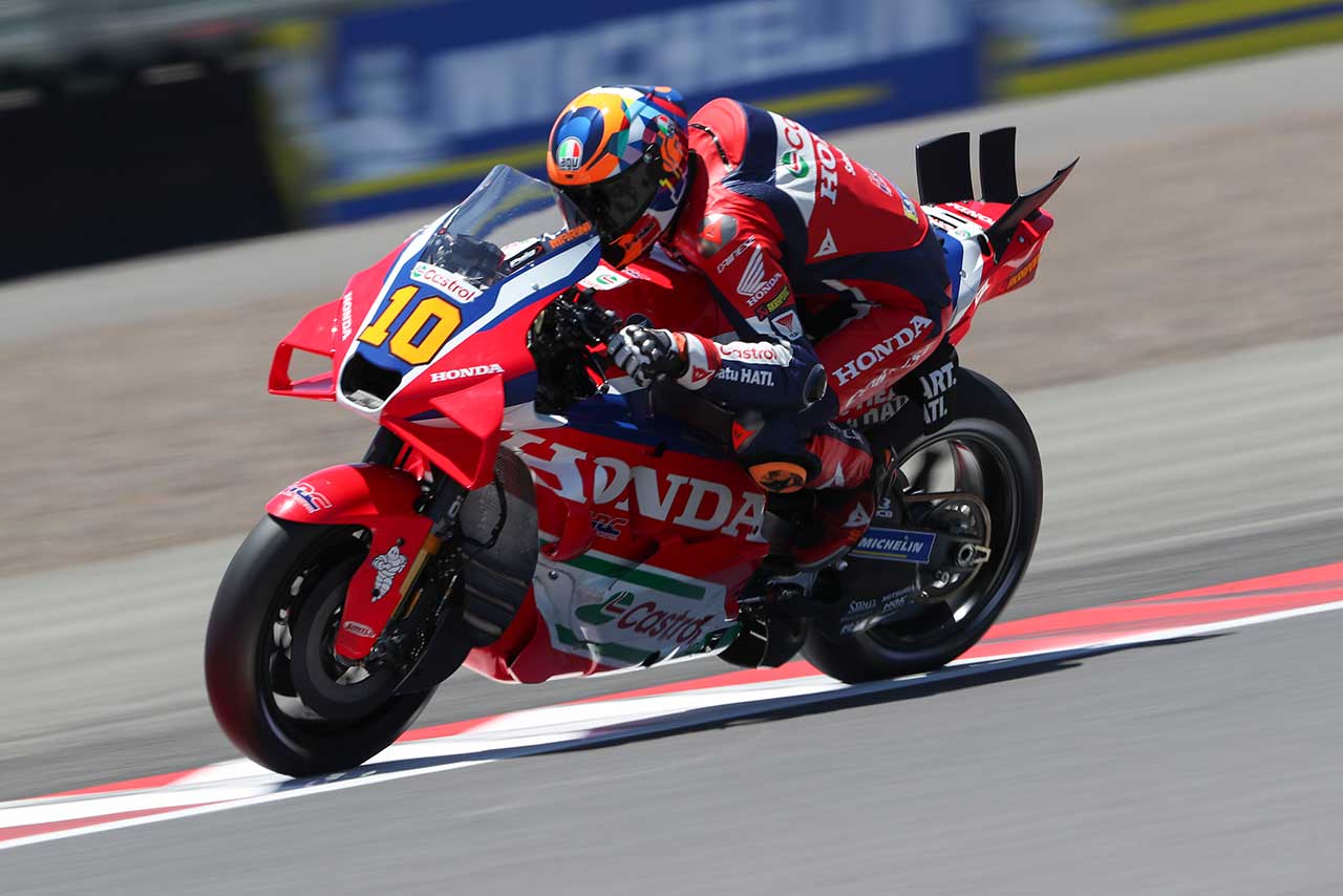 ルカ・マリーニ（ホンダHRCカストロール）／2025MotoGP第18戦インドネシアGP