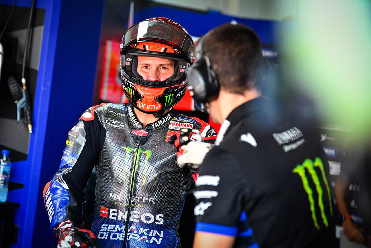ファビオ・クアルタラロ（モンスターエナジー・ヤマハMotoGPチーム）／2025MotoGP第18戦インドネシアGP 初日