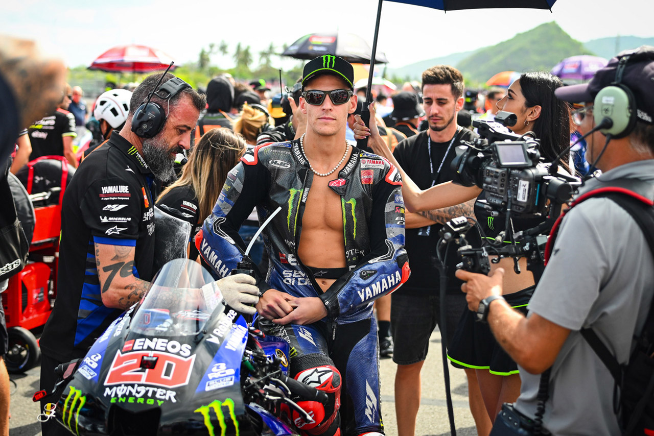 ファビオ・クアルタラロ（モンスターエナジー・ヤマハMotoGPチーム）／2025MotoGP第18戦インドネシアGP