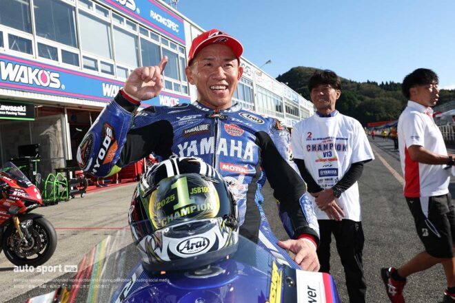 ヤマハ中須賀克行が優勝で13回目のチャンピオン。ダンロップ長島が初表彰台／2025全日本ロード第6戦岡山 JSB1000 決勝