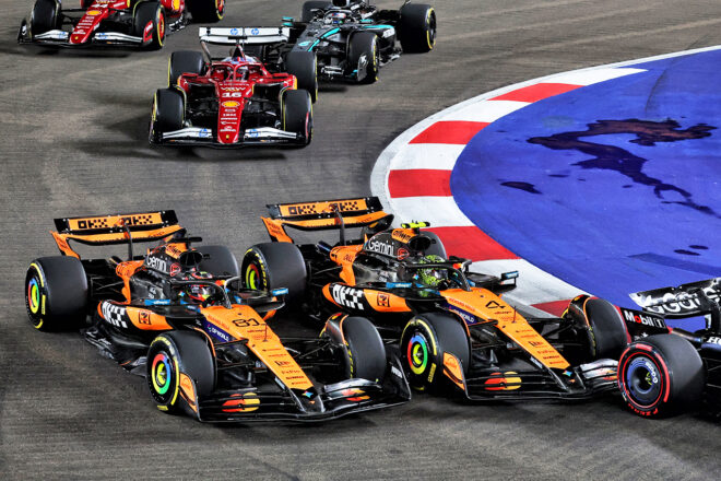 ランド・ノリスとオスカー・ピアストリ（マクラーレン）