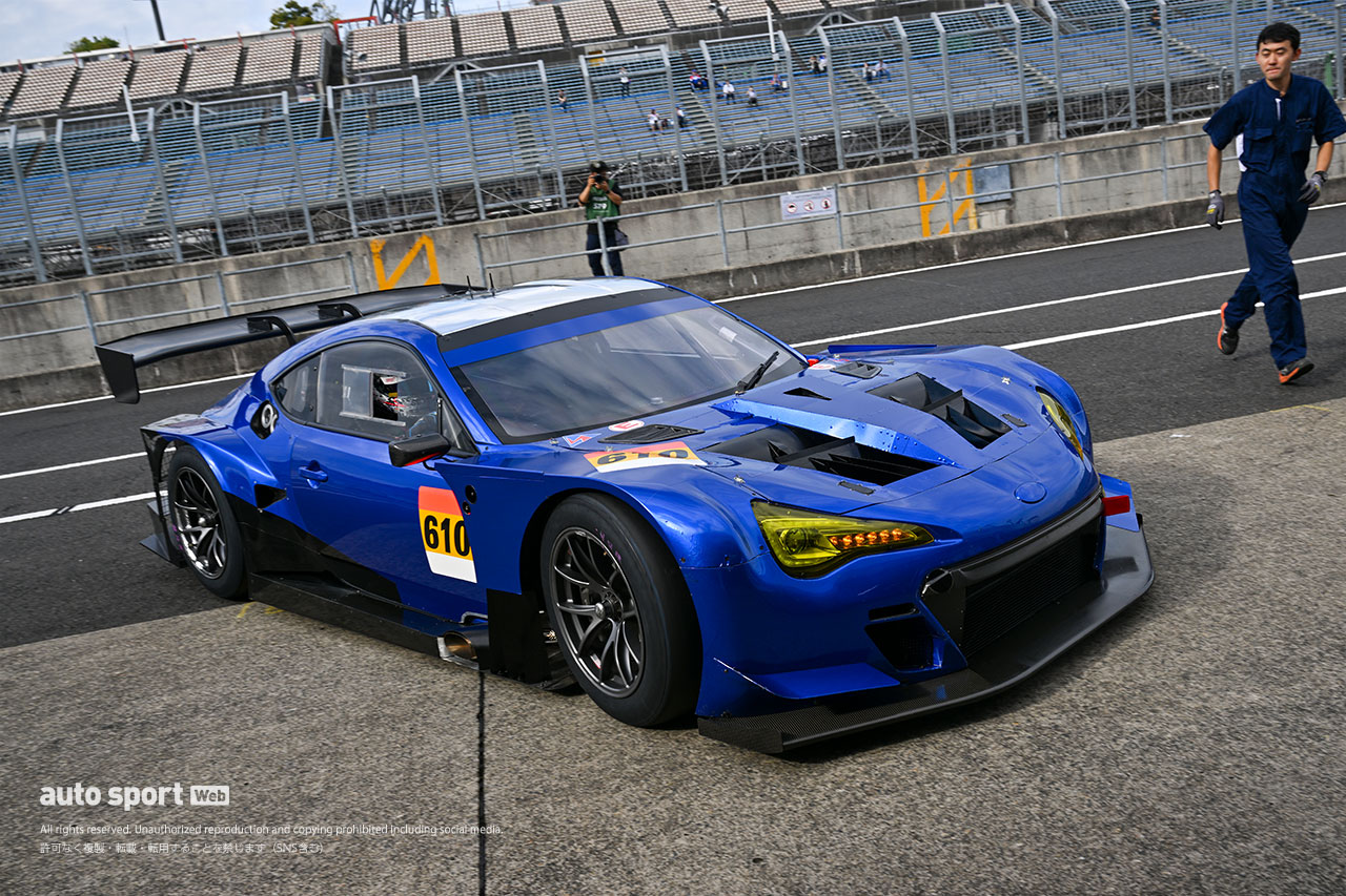もてぎでのGTEテストに“謎のBRZ”が登場。車両名『STI S001』の目的は明かされず