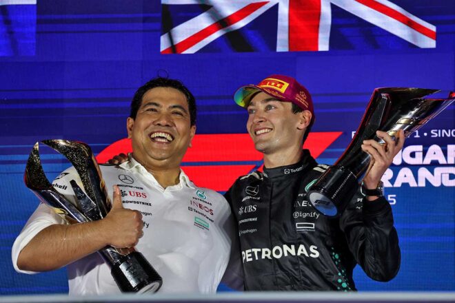 2025年F1第18戦シンガポールGP　表彰式