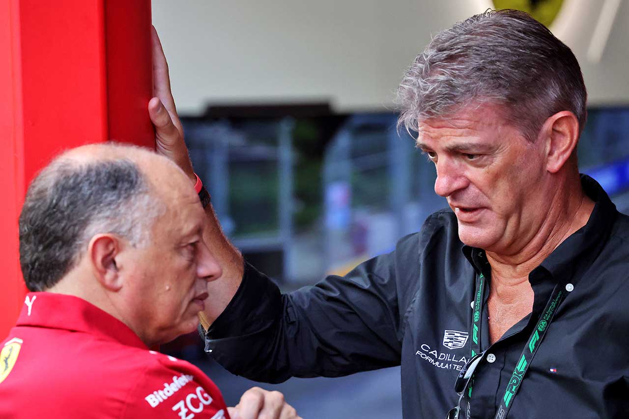 フレデリック・バスール代表（フェラーリ）＆グレアム・ロードン代表（キャデラック）