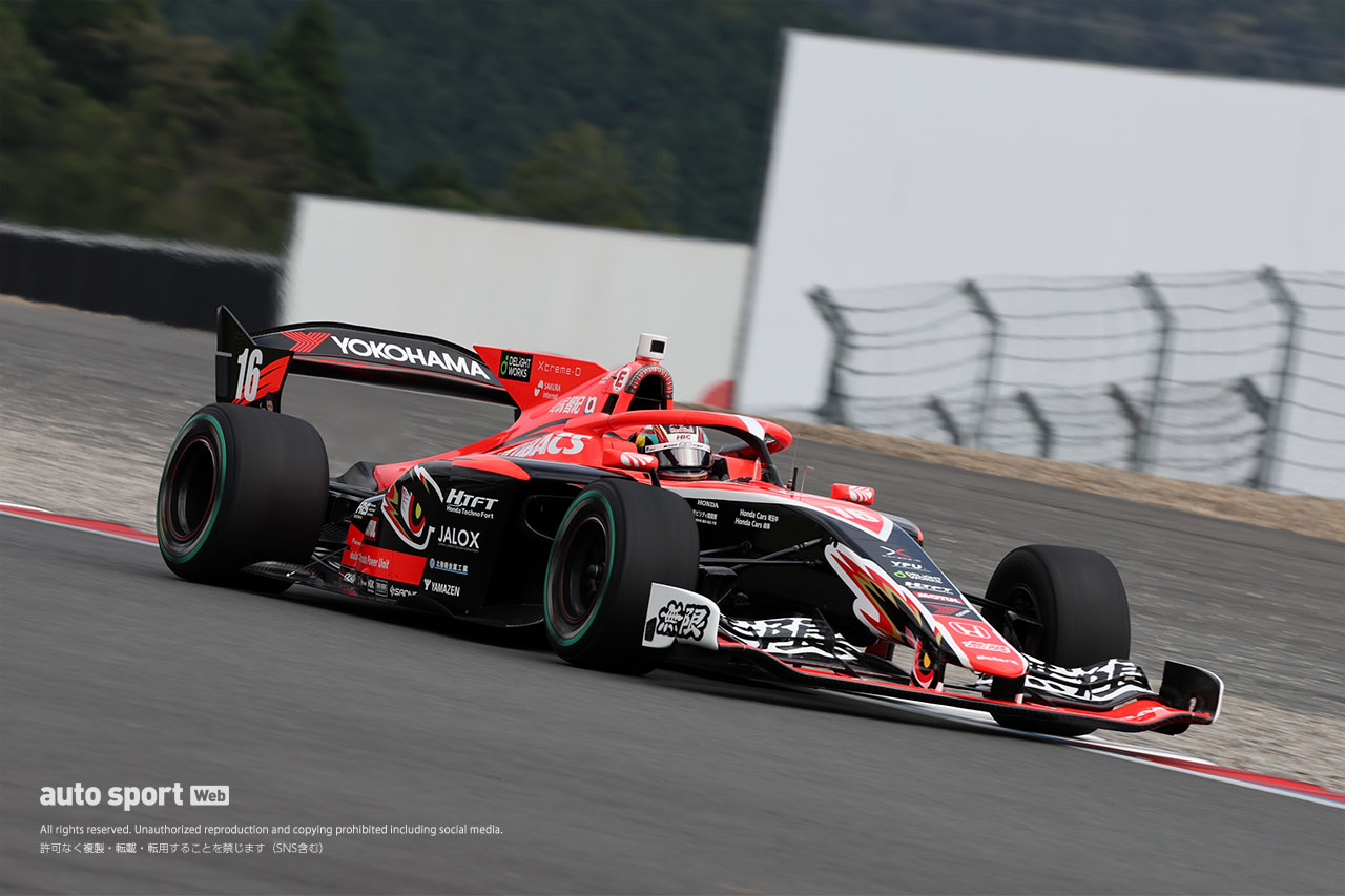 スーパーフォーミュラ第9戦・第10戦が開幕。専有走行1回目はオオムラ・フラガが首位。PONOS NAKAJIMA RACINGがワン・ツー