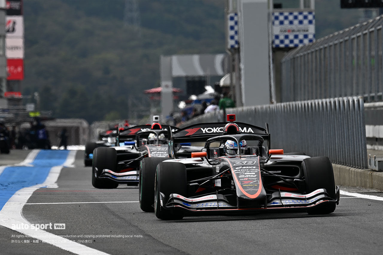 全日本スーパーフォーミュラ選手権第9戦・第10戦の専有走行2回目は牧野任祐がトップタイムをマーク