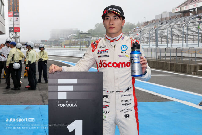 スーパーフォーミュラ第10戦富士は牧野任祐がポールポジションを獲得。ホンダエンジン勢がトップ6を占める