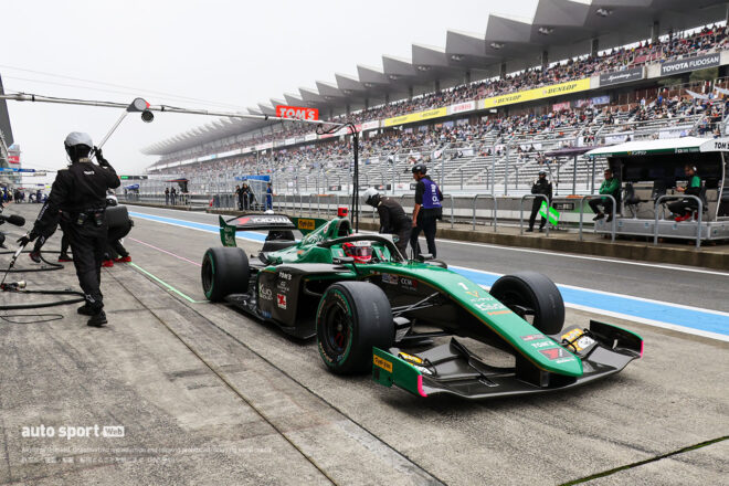 スーパーフォーミュラ第10戦富士は牧野任祐がポールポジションを獲得。ホンダエンジン勢がトップ6を占める