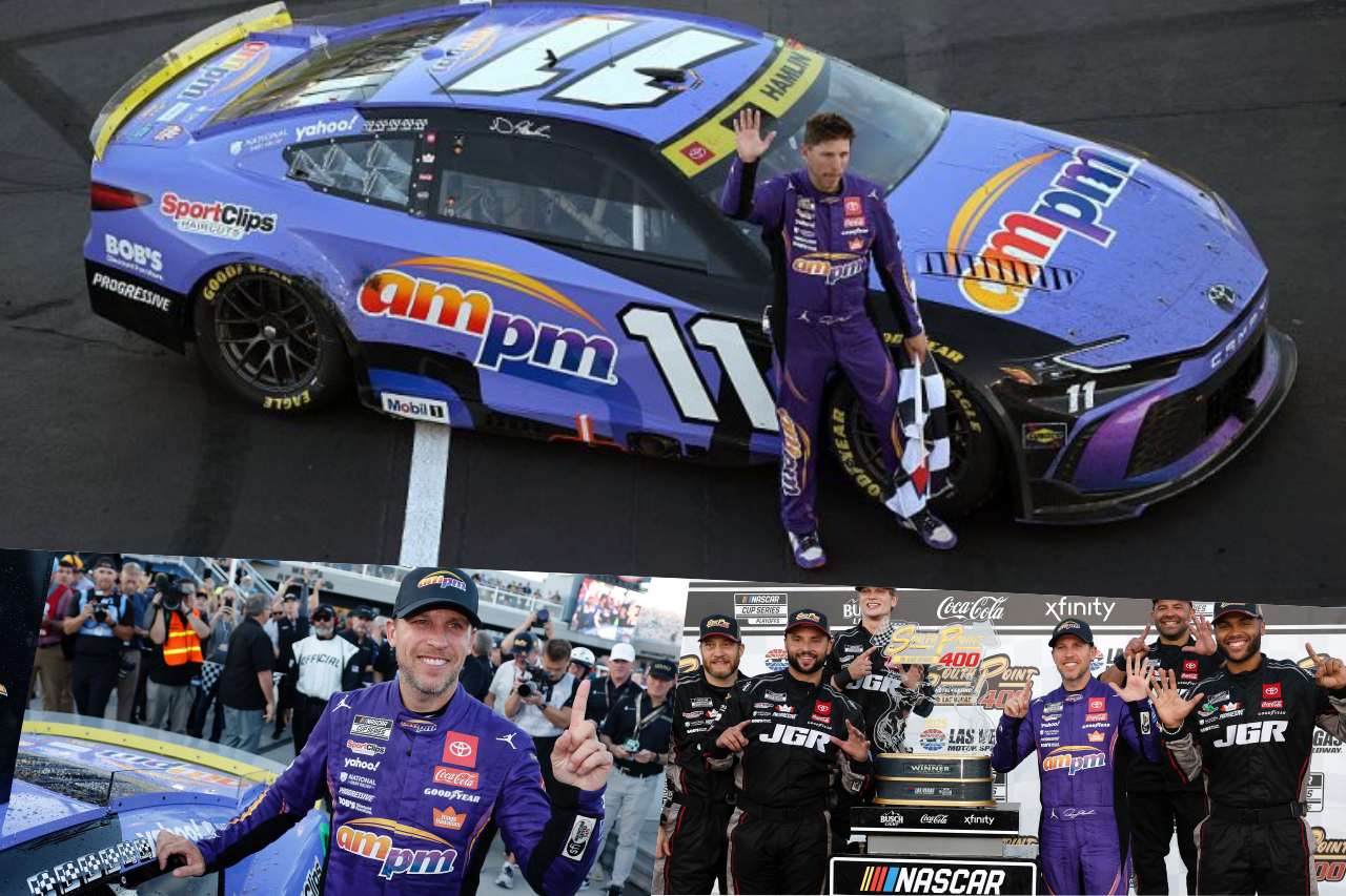 シリーズ年間最多勝記録更新。デニー・ハムリンが節目を祝う感涙の通算60勝をマーク／NASCAR第33戦