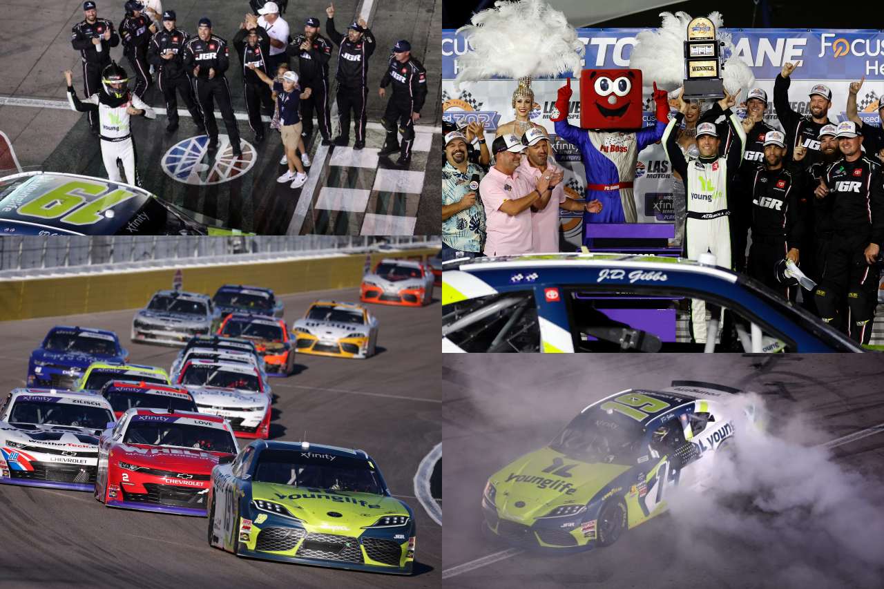 シリーズ年間最多勝記録更新。デニー・ハムリンが節目を祝う感涙の通算60勝をマーク／NASCAR第33戦